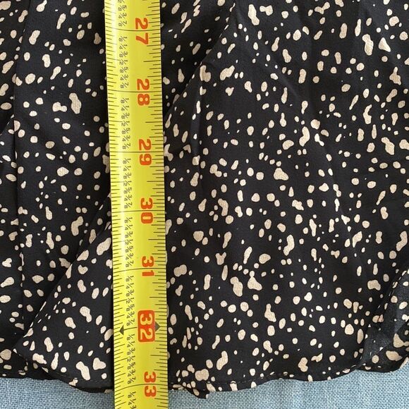 Mittoshop Milky Way black mini A-line dress size S - Picture 9 of 9